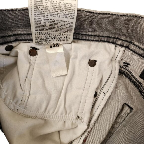 Genuine Pre-washed Grey Denim Diesel Jeans - Grey. Made in Italy. Pre - owned. - Picture 9 of 10